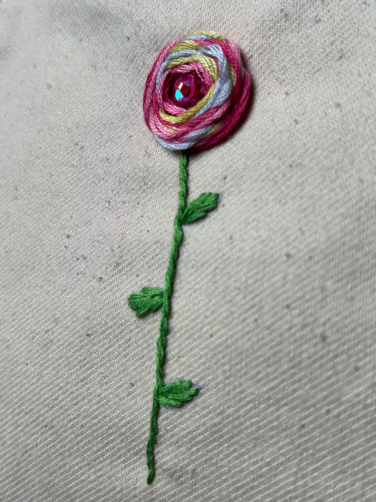 Floral Pocket (white)