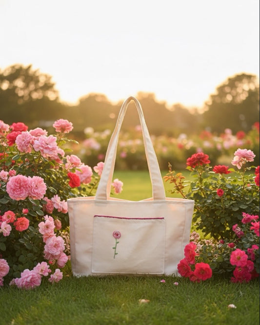 Floral Pocket (white)